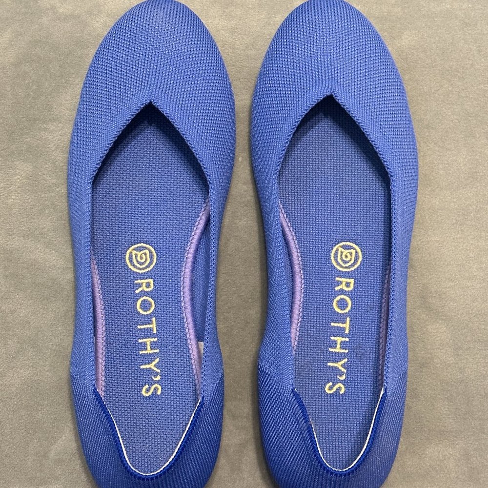 Rothy's The Flat Cornflower Blue 8.5